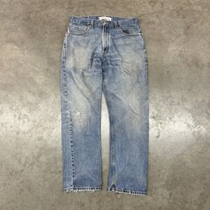 VTG Levi's 505 Jeans Made in Canada 90s Regular Fit Distressed Fade Men 34x30